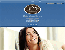Tablet Screenshot of perezorthodontics.com